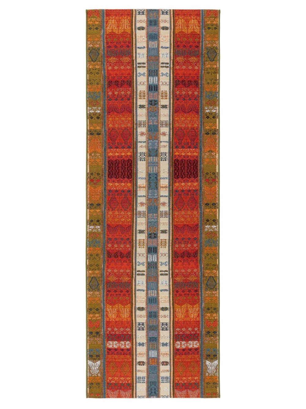 Benuta In- & Outdoor-Teppich multicolor 80x250 style modern Mehrfarbig Pvc - Polyvinlychlorid