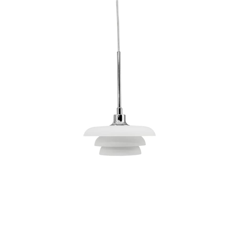Pendelleuchte aus Glas h37 cm d20 cm, Chrom - Maisons Du Monde