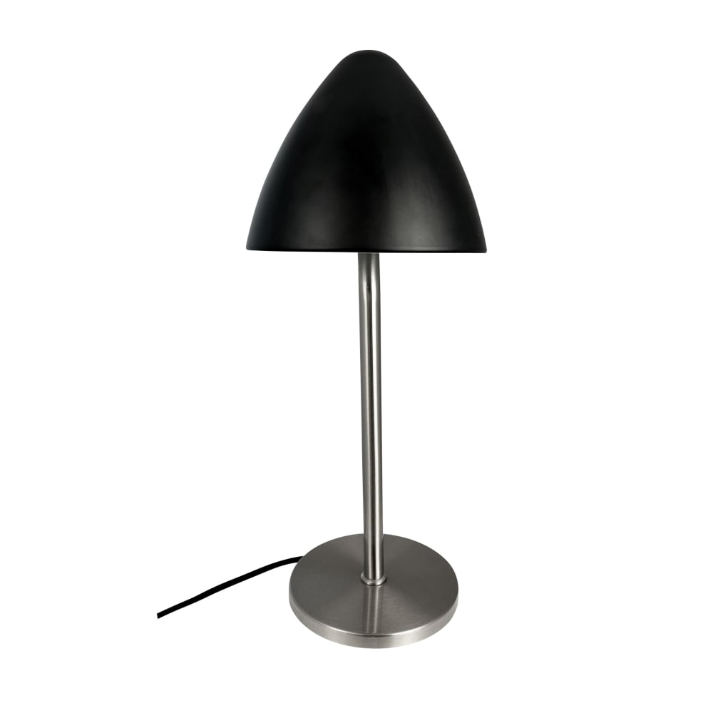 Lampe à poser en Métal, noir et acier