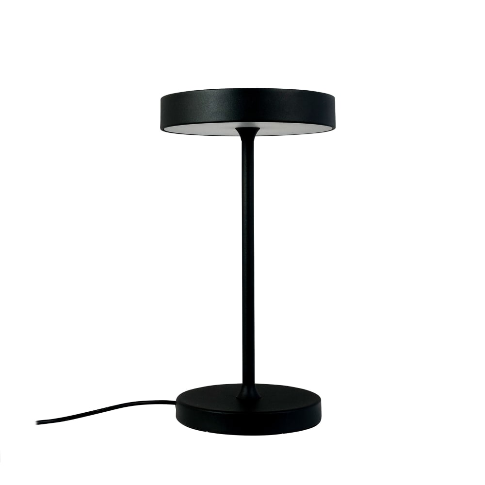 Lampe à poser en métal noir