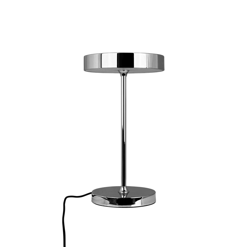 Lampe à poser en métal chrome