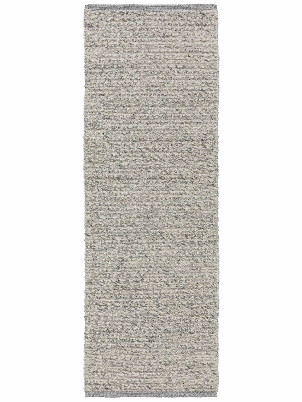 Tapis de laine gris 80x250