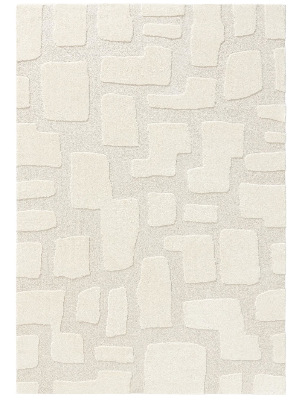 Benuta Teppich cream/beige 160x230 style modern - Pvc - Polyvinlychlorid