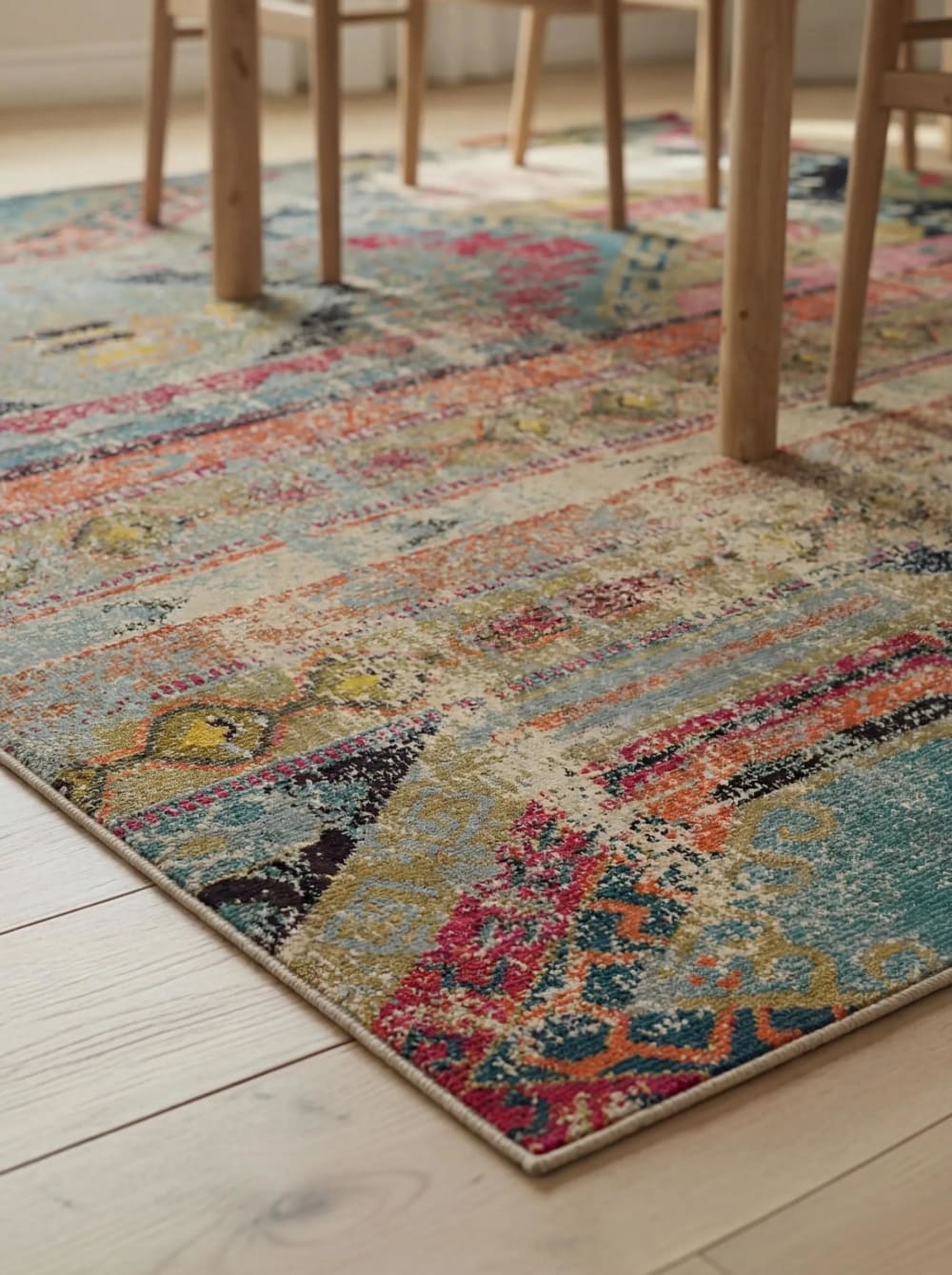 Tapis turquoise 120x170 — vue 4
