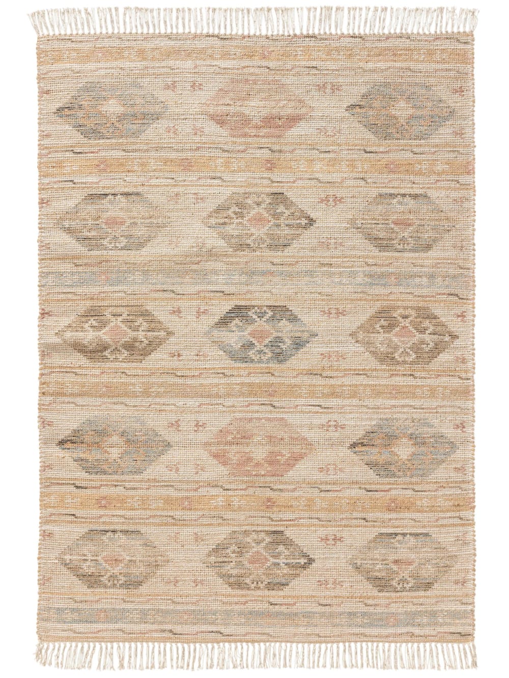 Benuta Juteteppich multicolor 120x170 style modern Mehrfarbig Jute