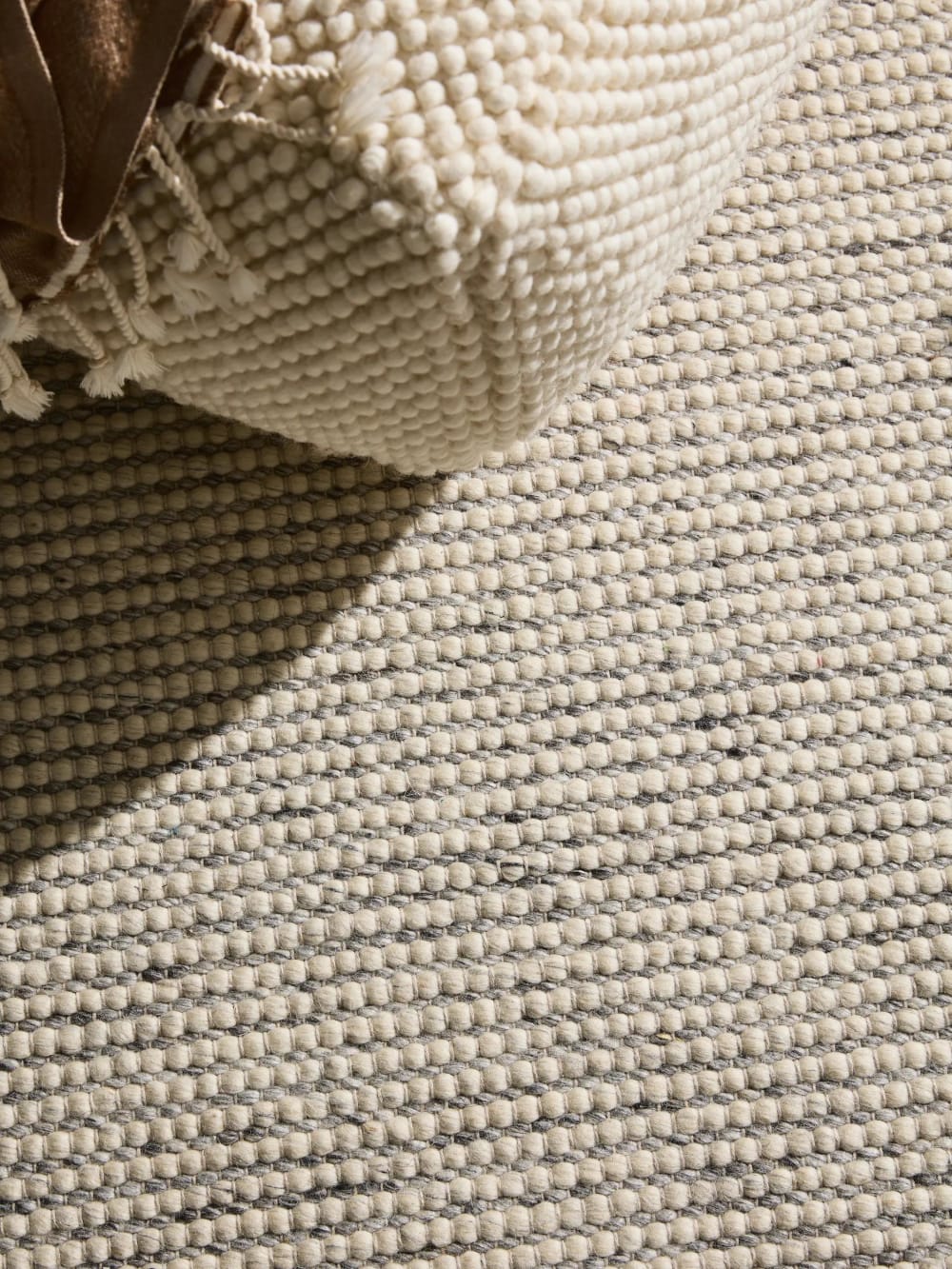 Tapis de laine ivory grey 120x170 — vue 4