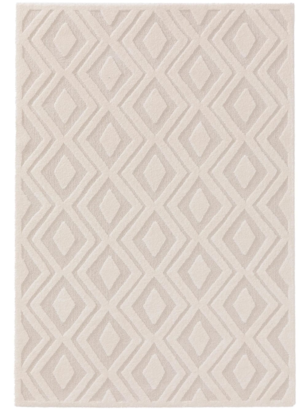 Benuta Teppich cream/beige 240x340 style modern - Pvc - Polyvinlychlorid