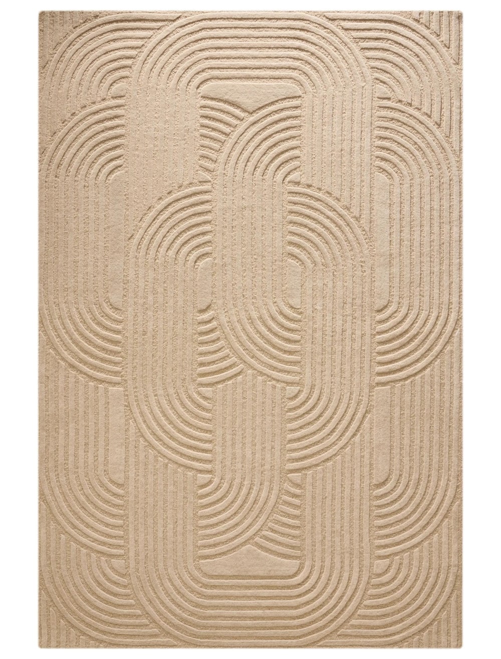 Benuta Wollteppich beige 200x300 style modern - Wolle