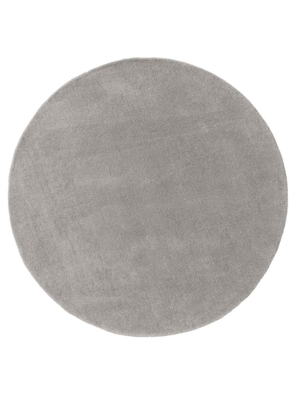 Wollteppich grau D 100 rund - Maisons Du Monde