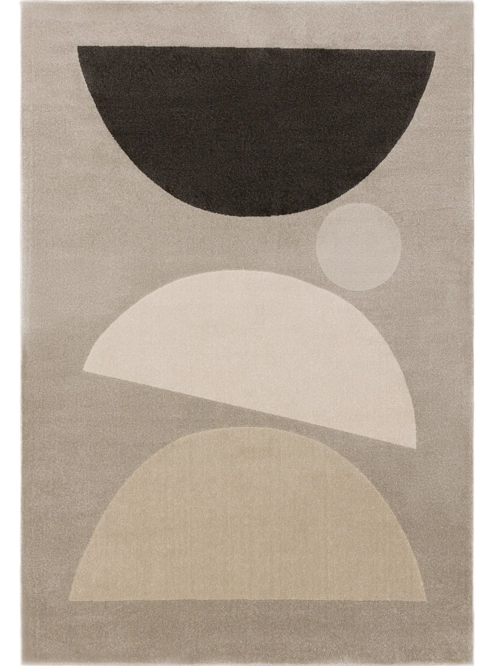 tapis crème/anthracite