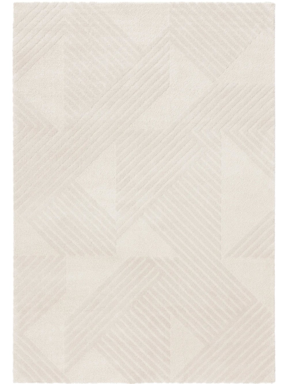 Benuta Teppich cream 80x150 style modern Beige Pvc - Polyvinlychlorid
