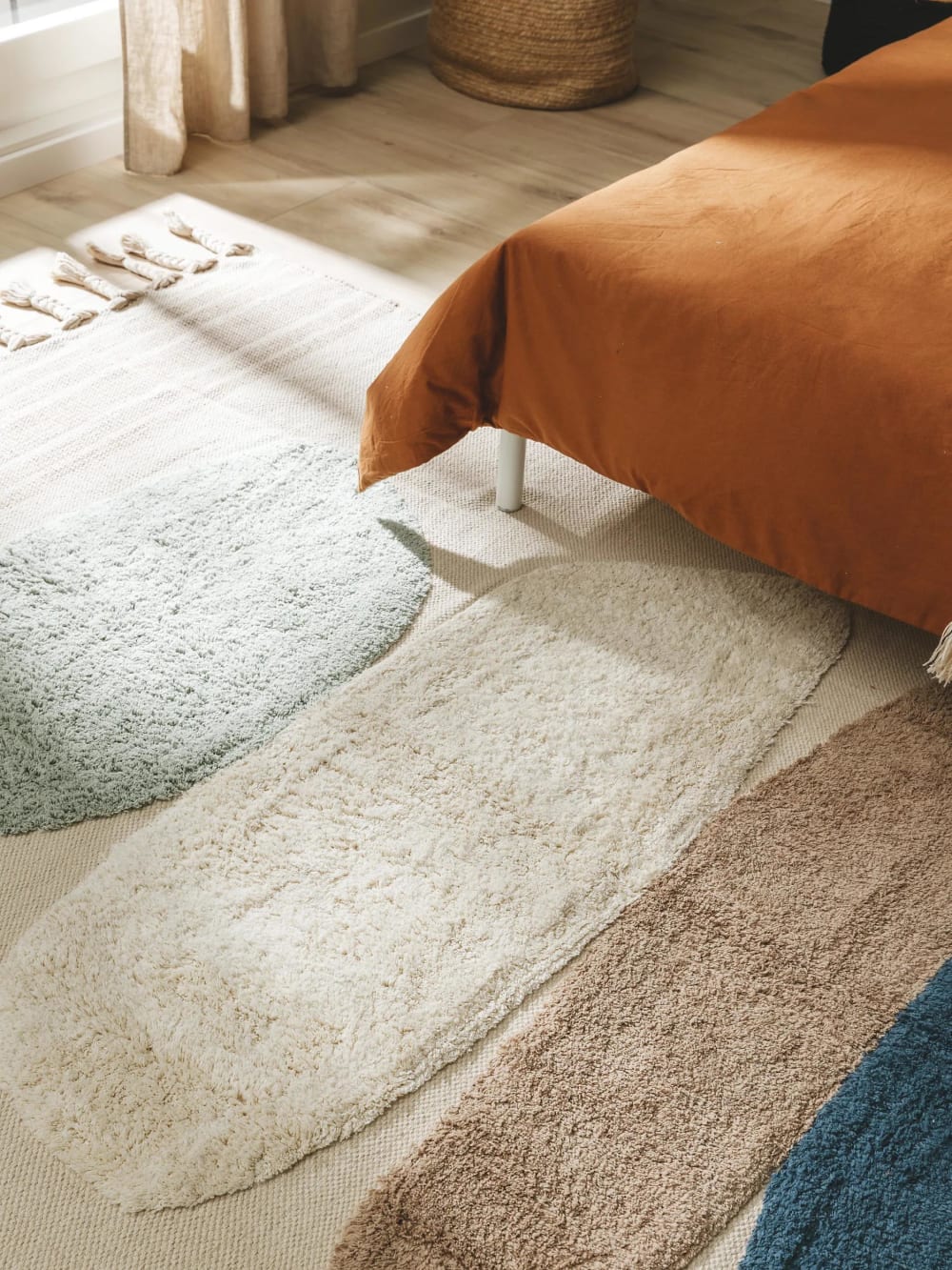 Tapis en coton bleu 120x170 — vue 4
