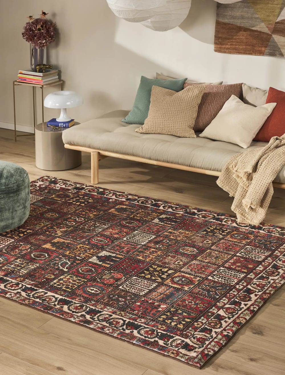 Tapis rouge 120x170 — vue 3