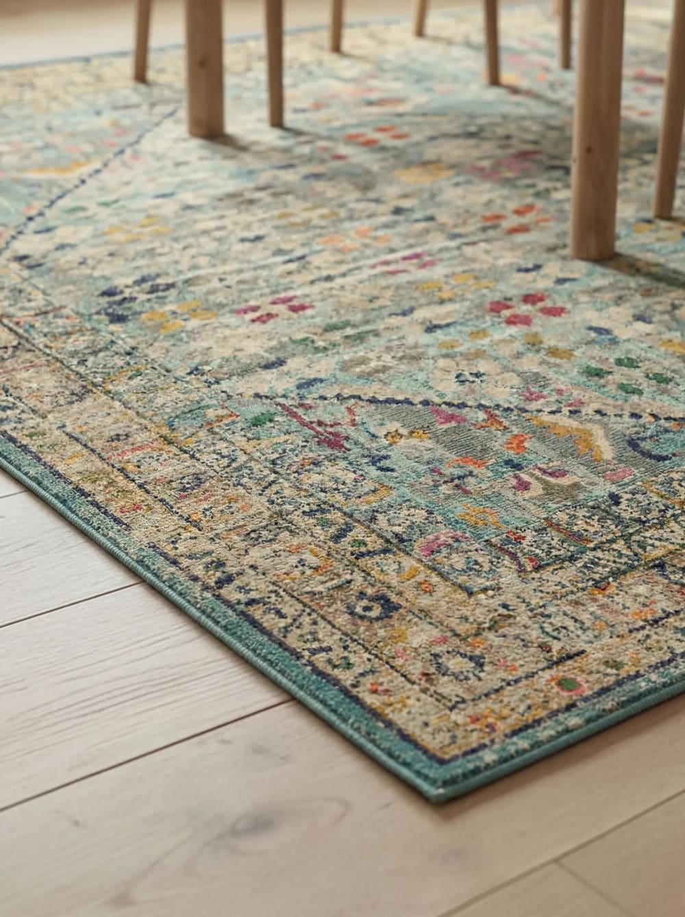 Tapis bleu 140x200 — vue 4