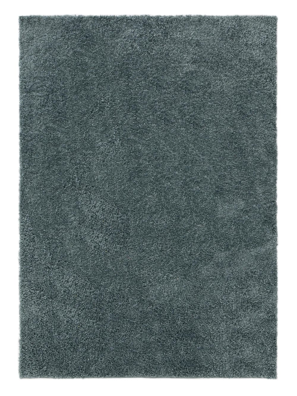 Tapis à poils longs bleu 120x170