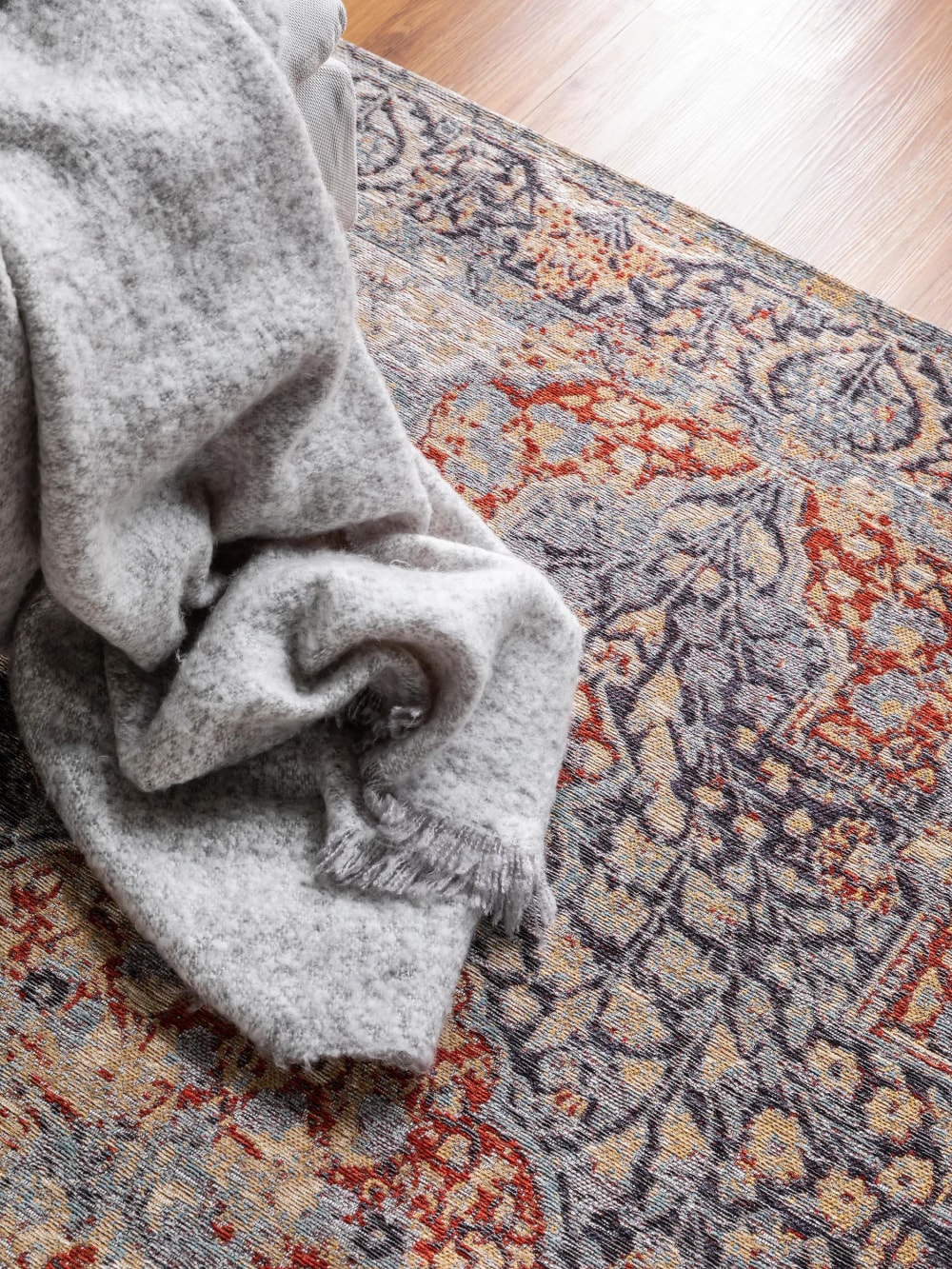 Tapis tissé à plat mauve 75x165 — vue 4
