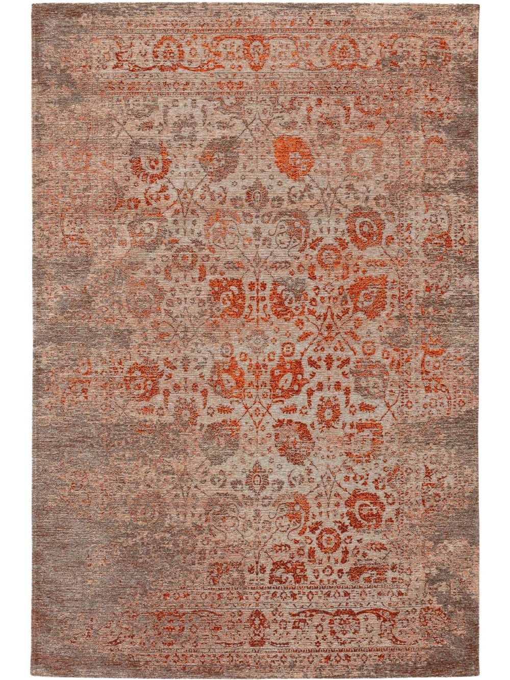 Tapis tissé à plat multicouleur 75x165