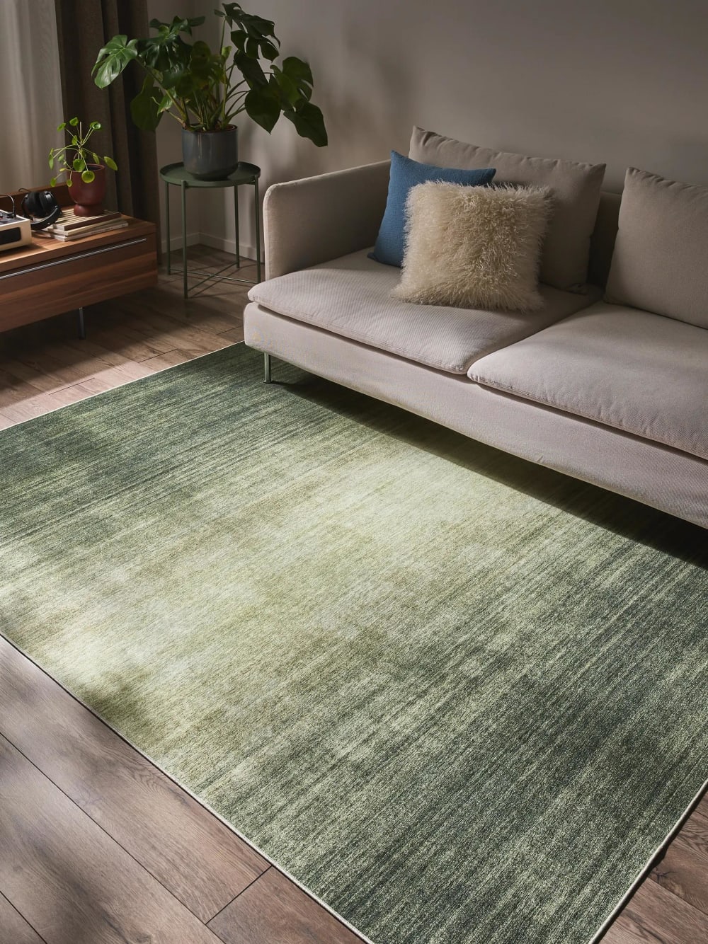 Tapis khaki 120x170 — vue 3