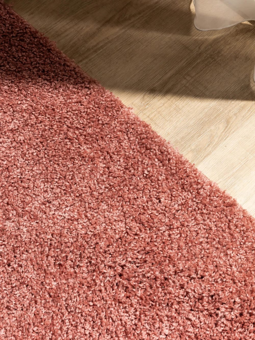 Tapis à poils longs rose 200x290 — vue 4