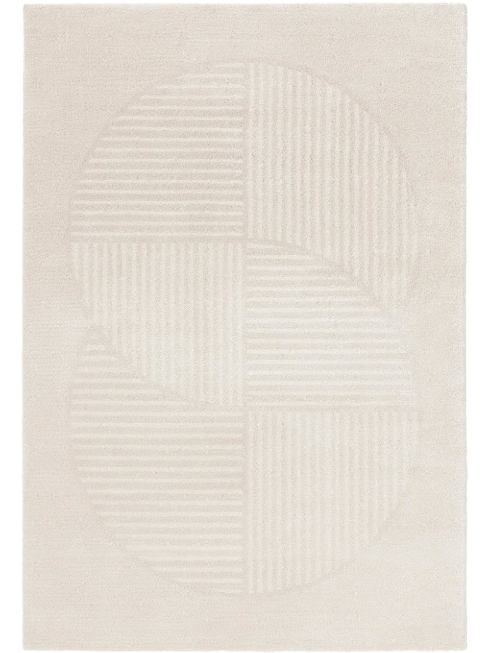Benuta Teppich cream 80x150 style modern Beige Pvc - Polyvinlychlorid