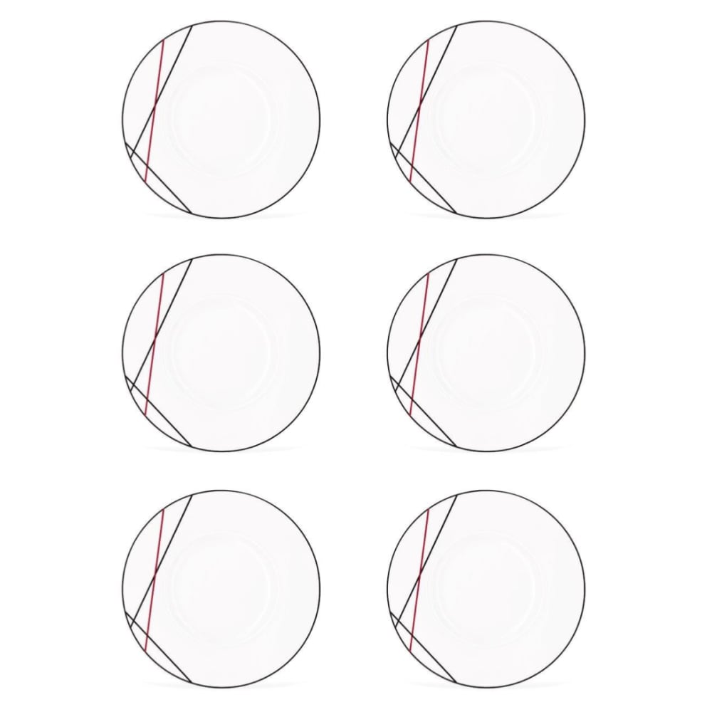 6 assiettes plates 29cm - bistrot