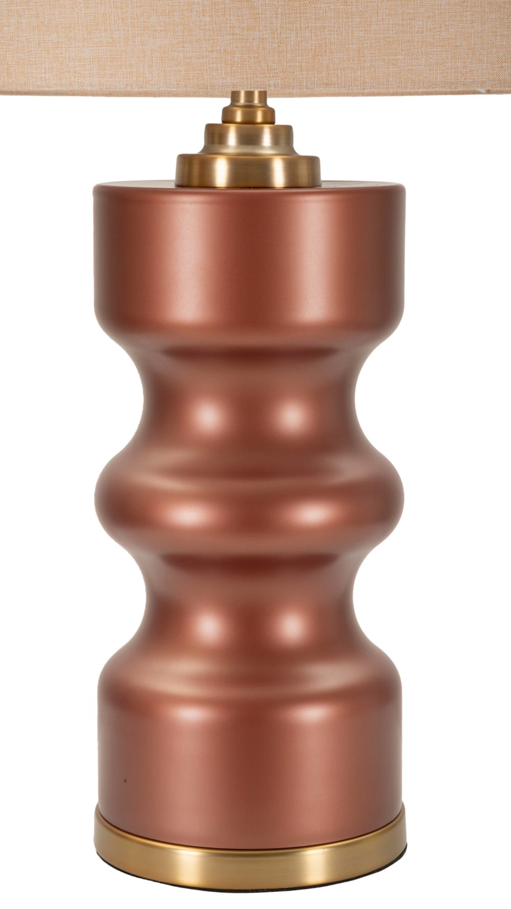 Lampe de table en verre marron cm ø 40,5x69,5 — vue 3