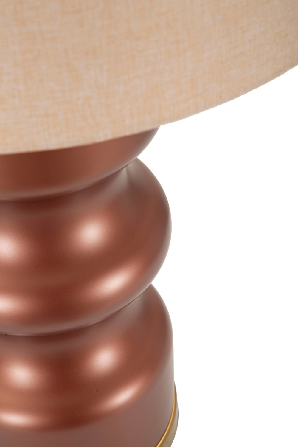 Lampe de table en verre marron cm ø 40,5x69,5 — vue 4