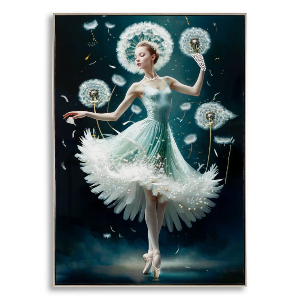 Peinture sur toile laquée avec cadre 72x4x102 cm