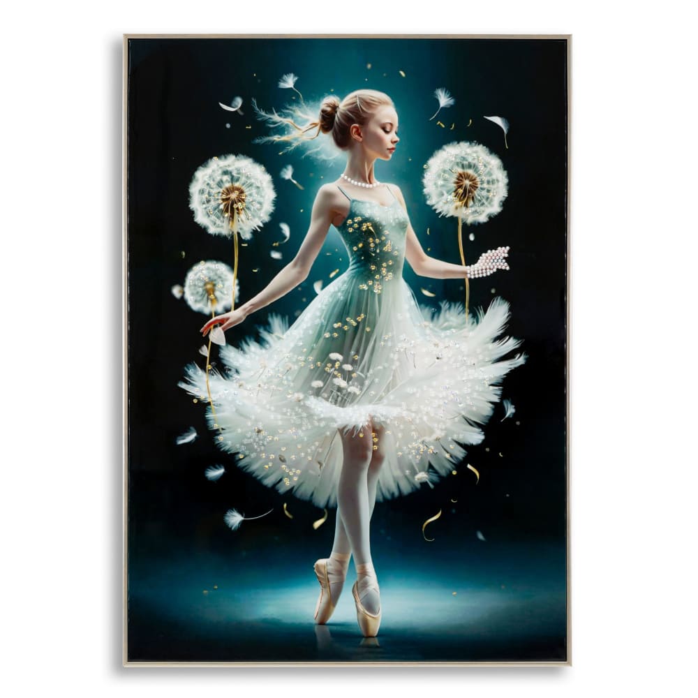 Peinture sur toile laquée avec cadre 72x4x102 cm