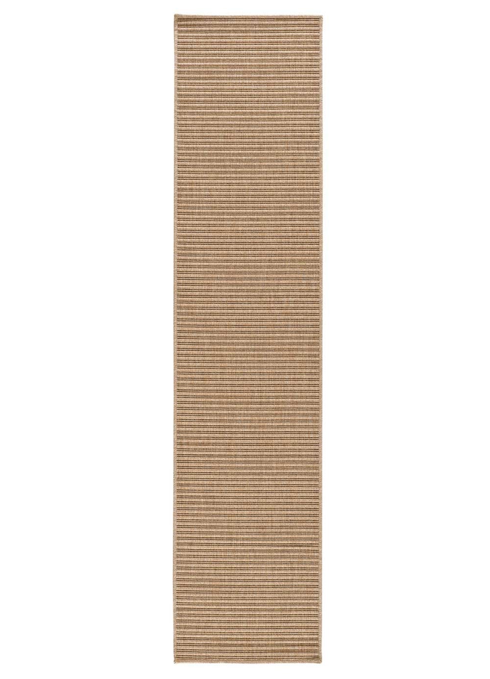 Tapis de couloir extérieur beige 48x200 cm