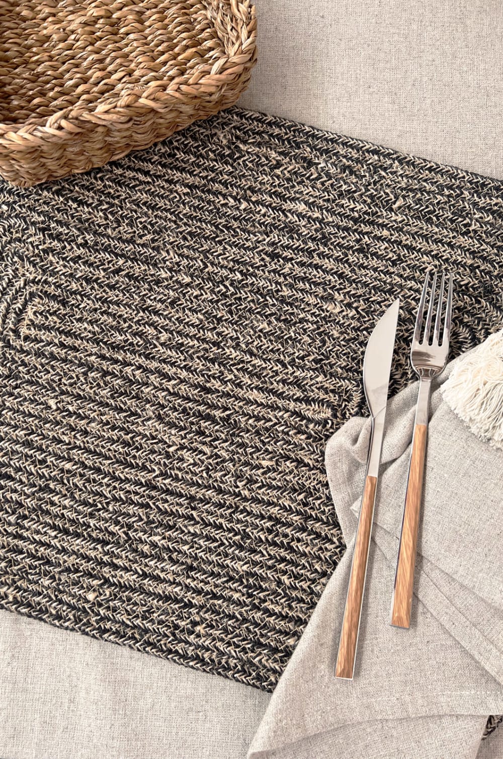 Platzset Schwarz 35x50 - Maisons Du Monde