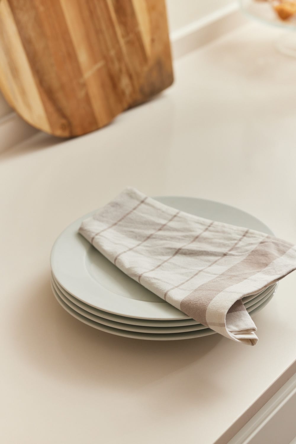 Küchentuch (2er-Set) Grau  50x50 - Maisons Du Monde