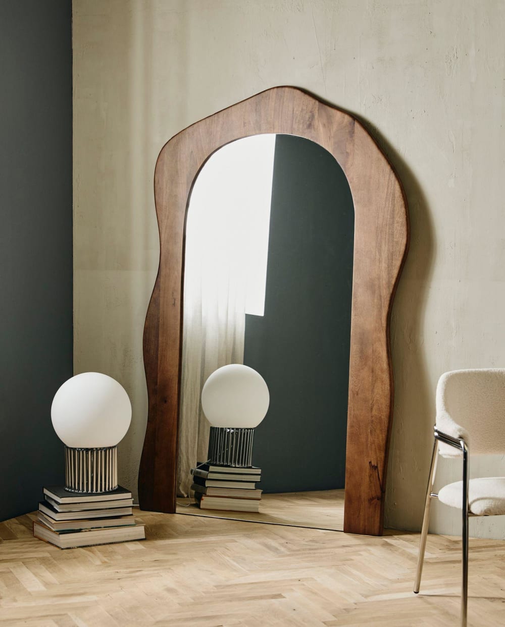 Ganzkörperspiegel Attila 200cm, natur - Maisons Du Monde