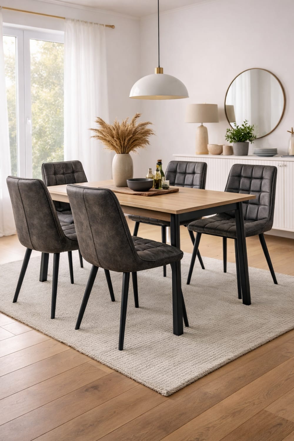 4er-Set Esszimmerstühle Lucille, Hellbraun - Maisons Du Monde