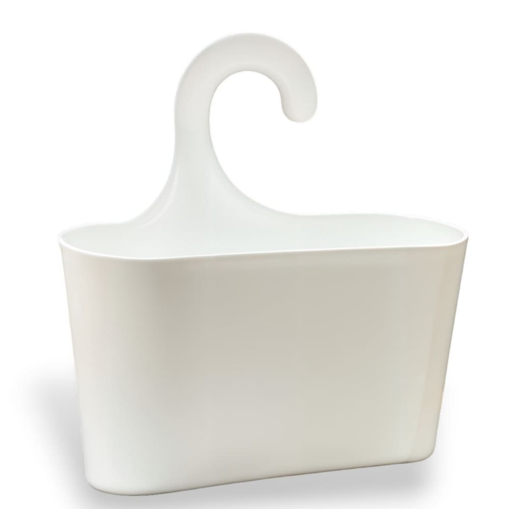 Panier de douche à suspendre  26x10 cm blanc