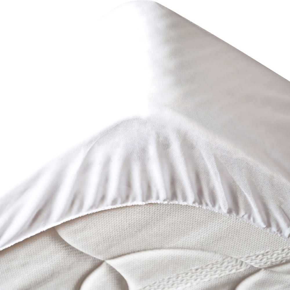 Protège matelas 180x200 cm Polyester Matelasse - Respirant Blanc — vue 3