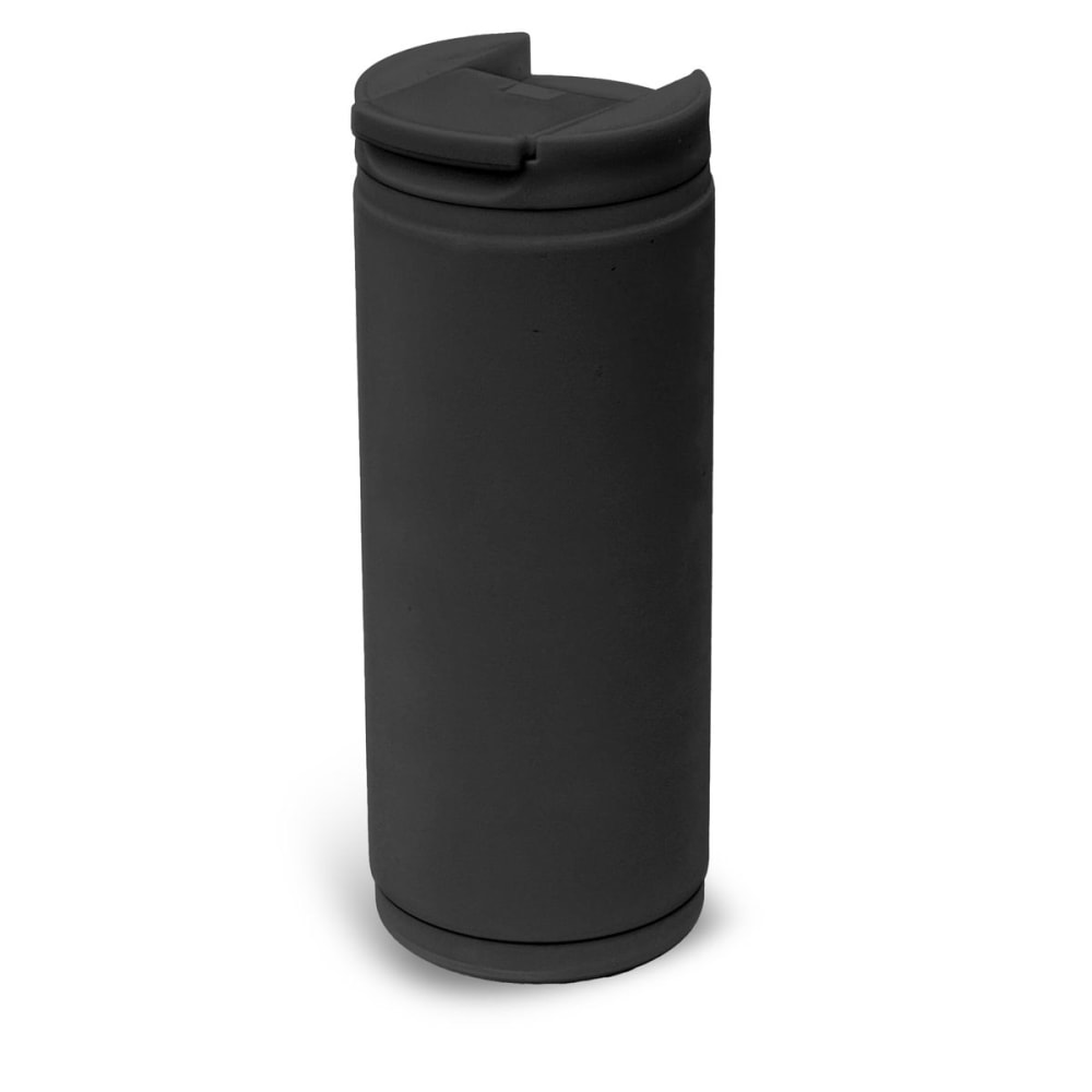 Mug isotherme en inox  6x17cm noir