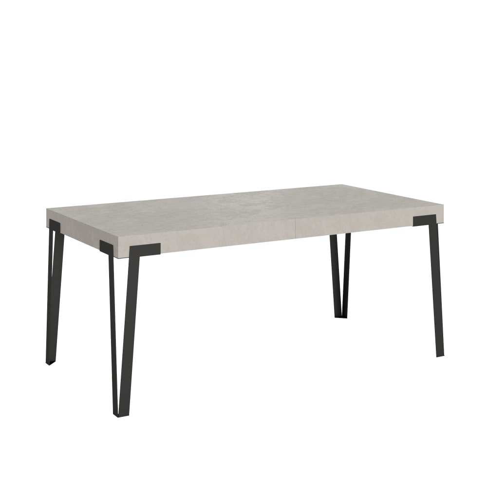 Table extensible 90x160/264 cm effet bois cachemire