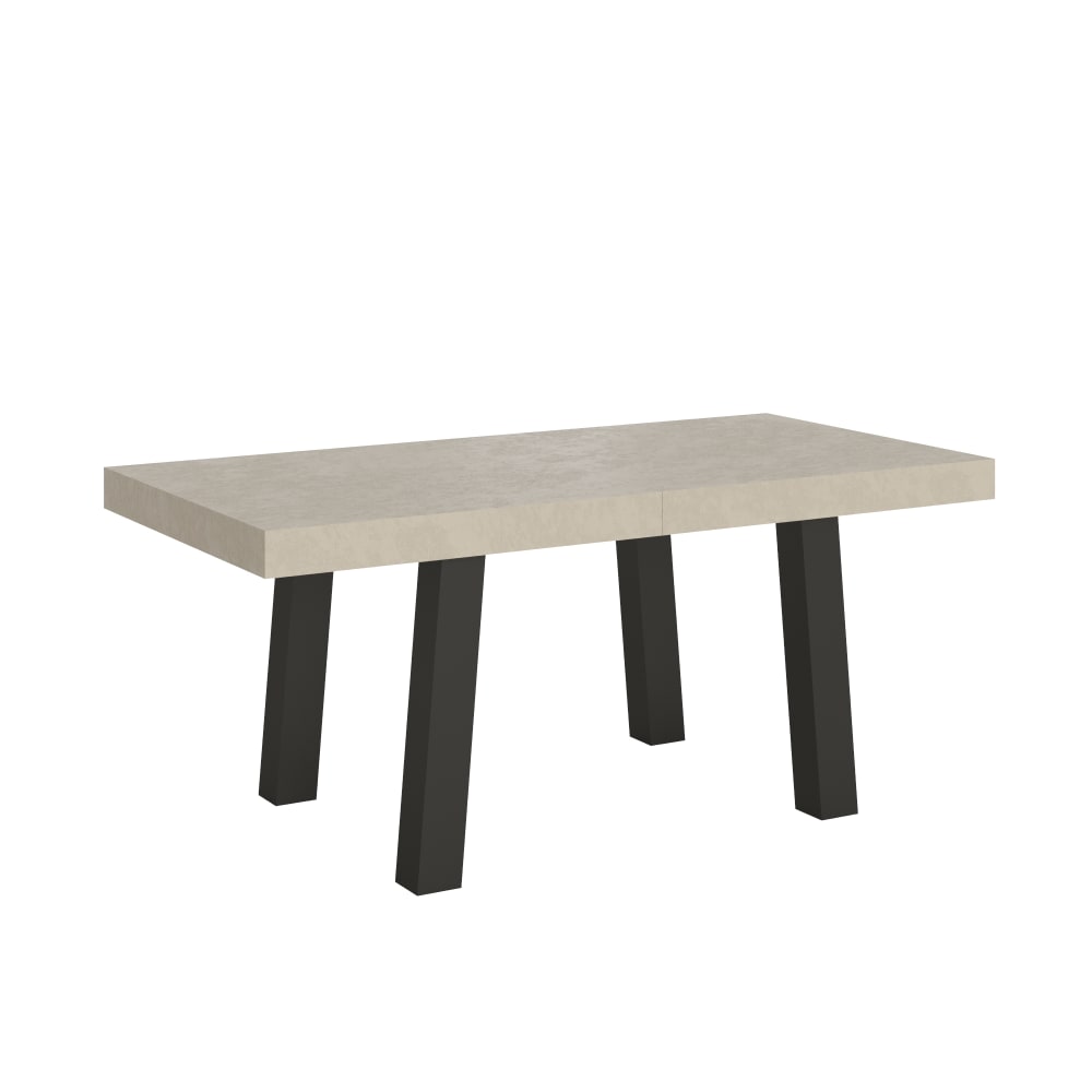 Itamoby Ausziehtisch 90x180/284 cm in Holzoptik Kashmir, Eisen style modern Grau Spanplatte