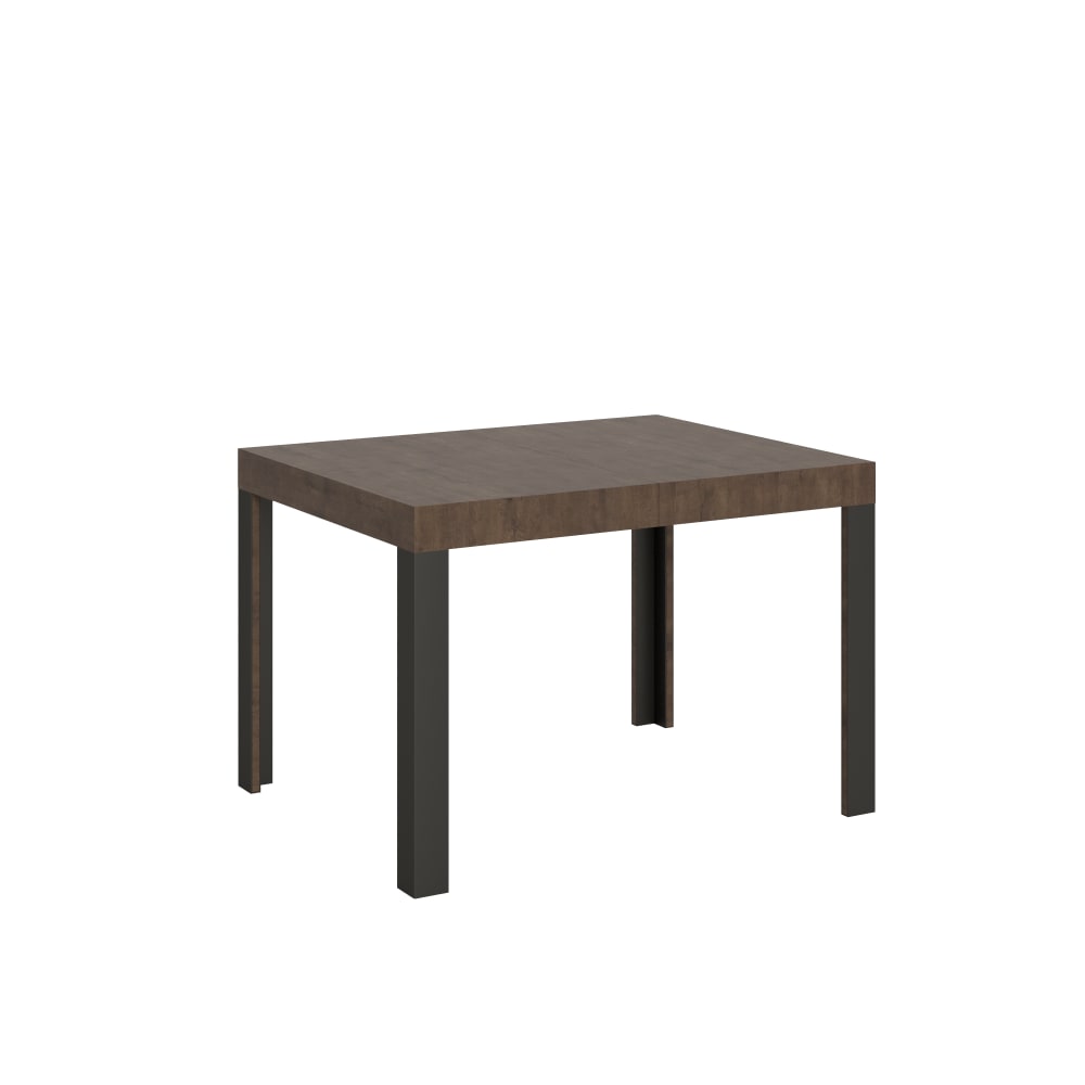 Itamoby Ausziehtisch 70X100/194 cm in Holzoptik Nussbaum, Eisen style modern Braun Spanplatte