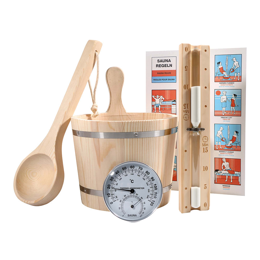 Accessoires pour sauna bois de pin