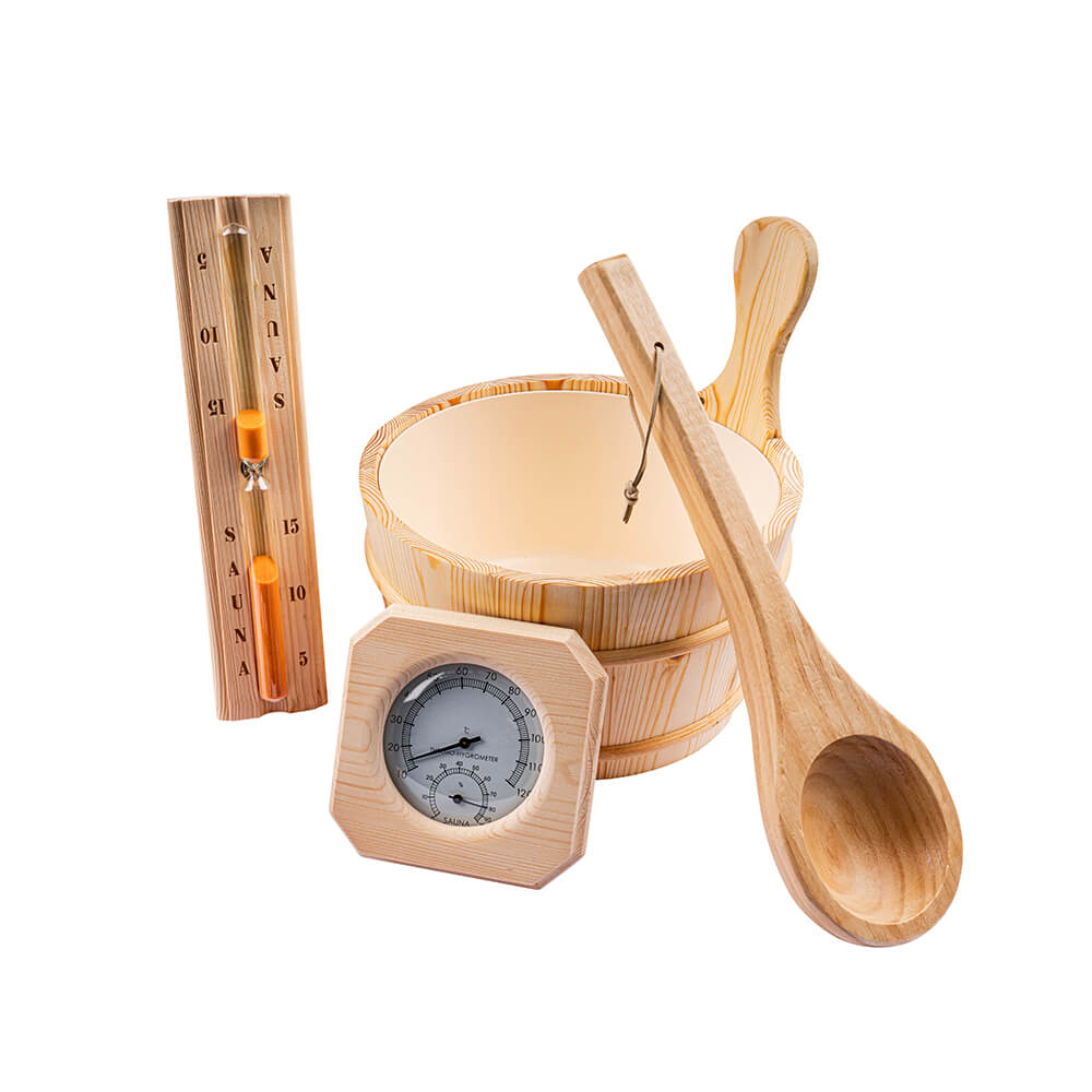 Accessoires pour sauna en bois