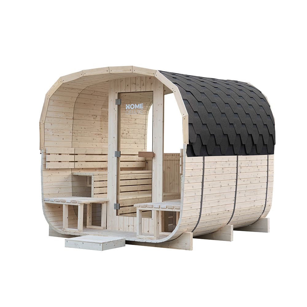 Sauna de jardin en bois pour 4-6 personnes