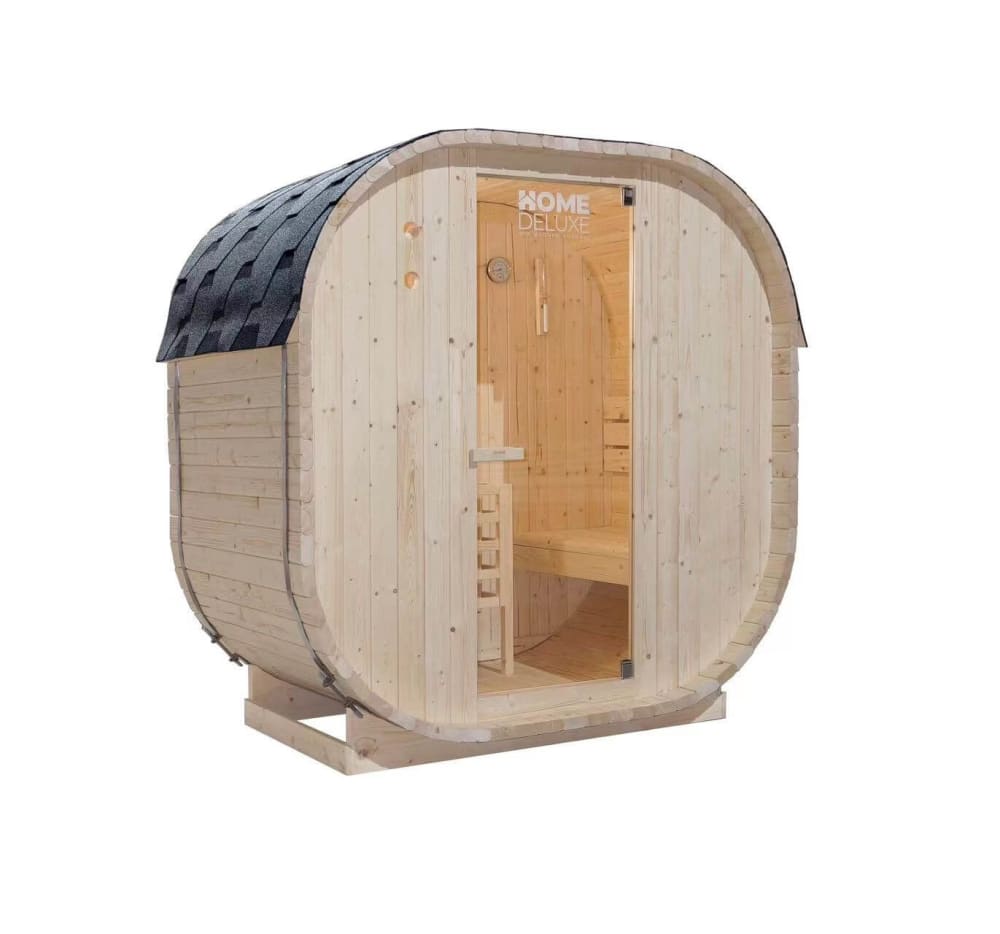 Sauna en plein air bois d'épicéa marron
