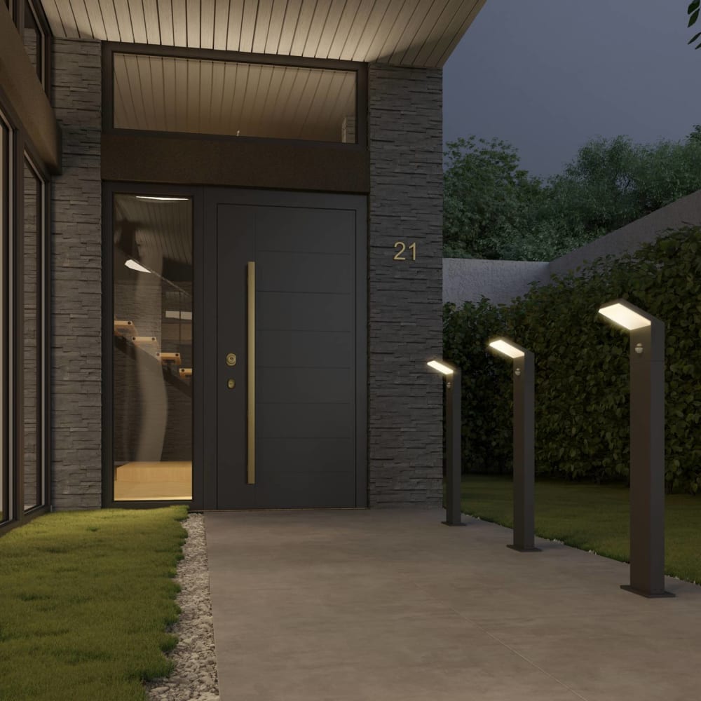 Arcchio Außenleuchte aus Aluminium, schwarz style modern - Aluminium