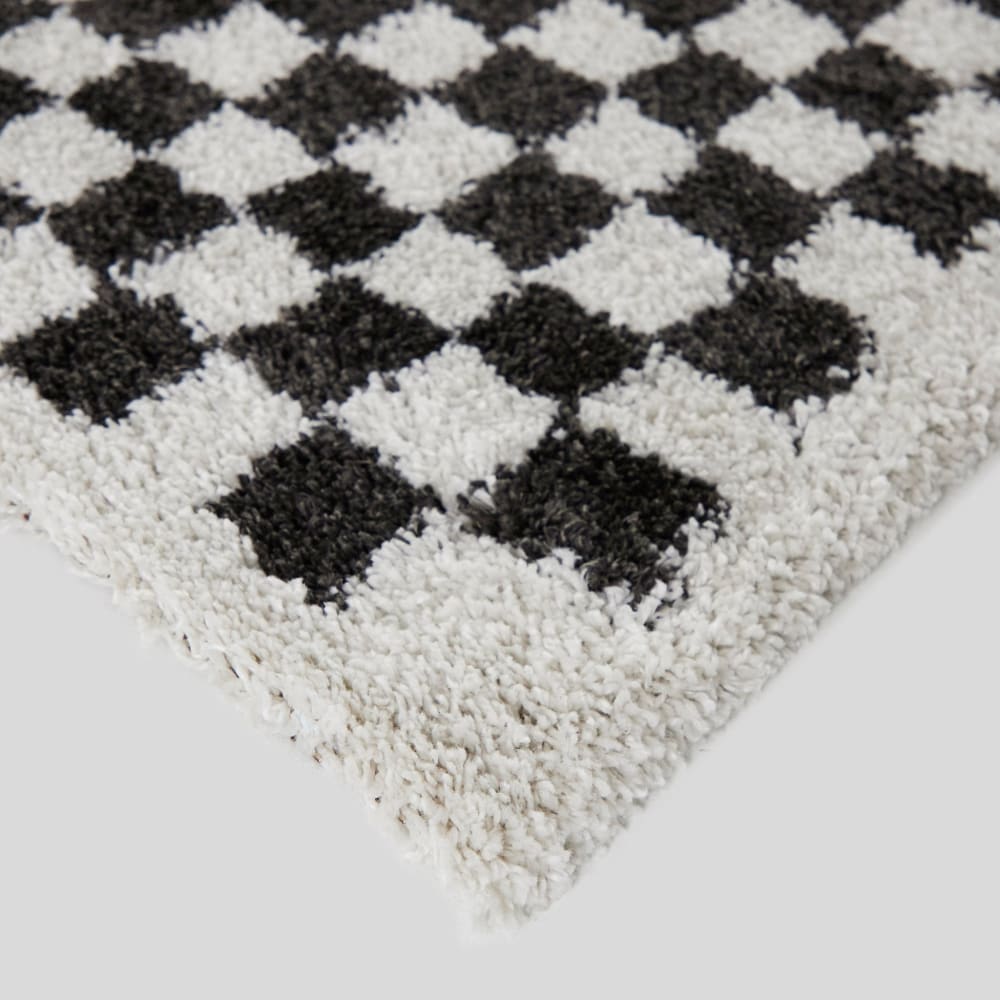 Tapis doux et confortable facile à entretenir noir 200 x 290 cm — vue 4