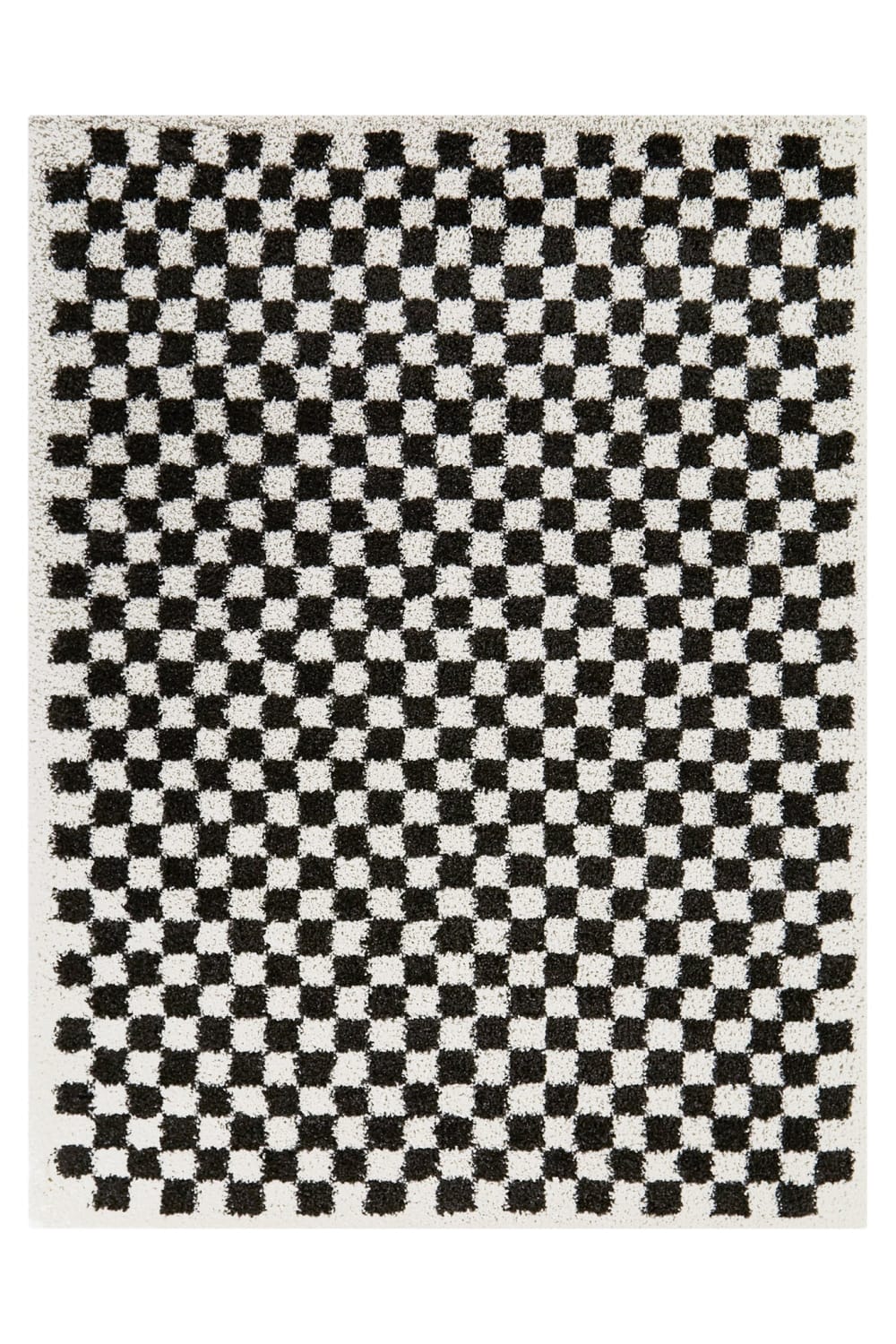 Tapis à doux et confortable facile à entretenir noir 120 x 170 cm