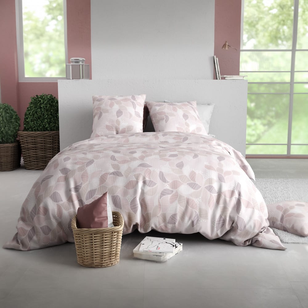 Parure de lit 240x260 cm Coton 57 fils Alix