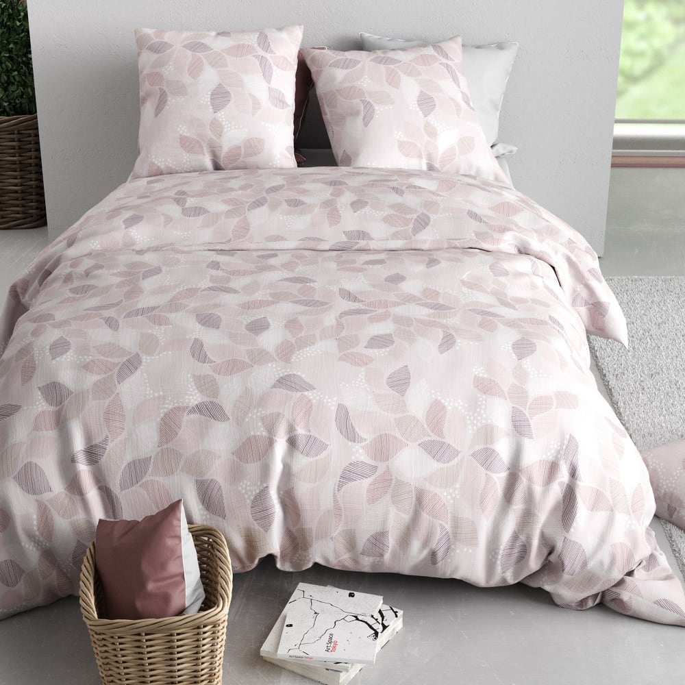 Parure de lit 240x260 cm Coton 57 fils Alix — vue 4