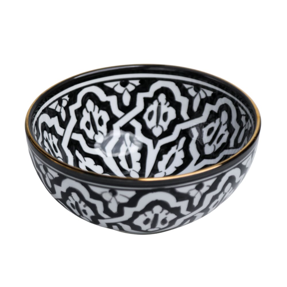 Saladier rond en céramique noir D20CM